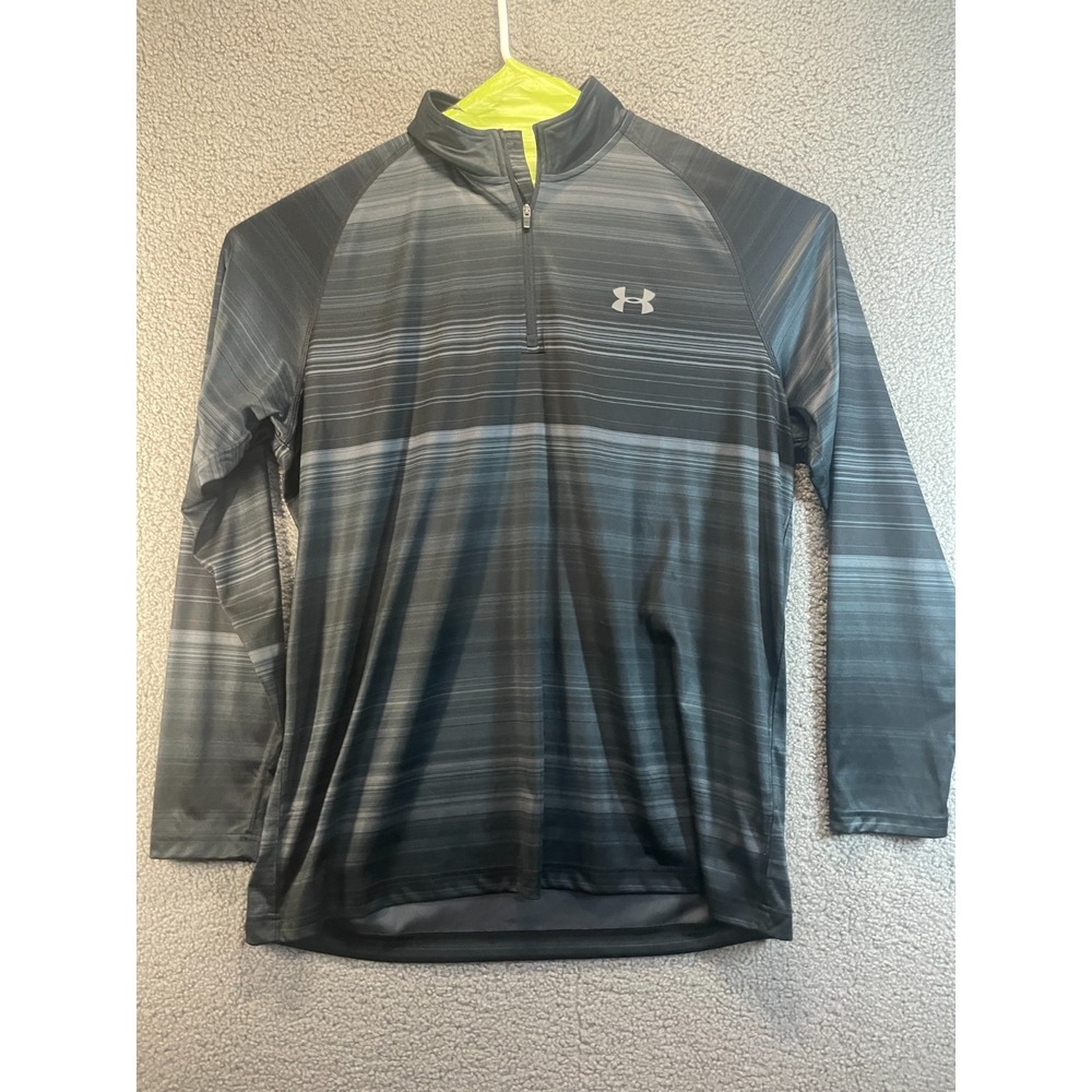Under Amour Heat Gear Loose, Half Zip Black XL